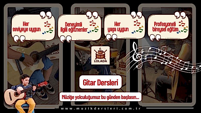 Gitar Dersleri Eğitimi | Lolada DrumHouse Kartal