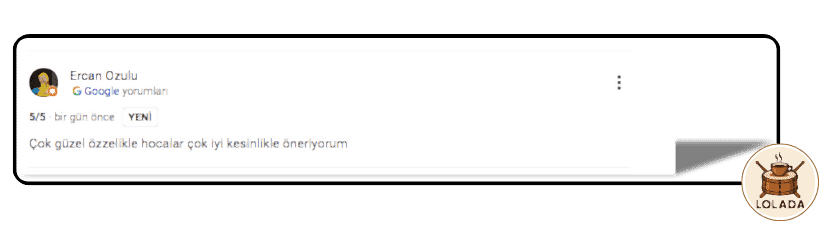 Lolada Öğrenci Yorumları | Loldada DrumHouse Kartal İstanbul Müzik Kursu Dersleri