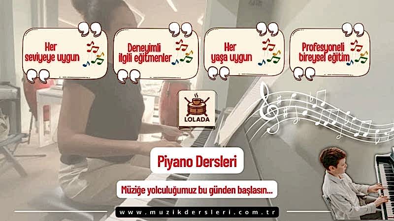 Piyano Dersleri Eğitimi | Lolada DrumHouse Kartal